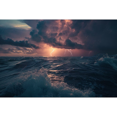 Storm in the Sea Canvas